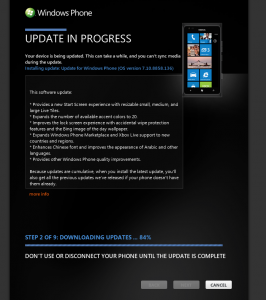 Update for Lumia 900 on Rogers using Zune Disconnect Trick. Third update is 7.10.8858.136