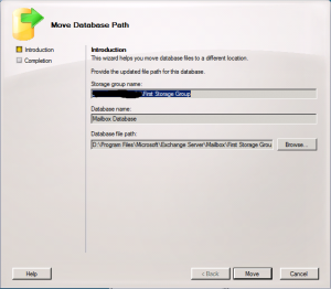 Move Database Path Wizard