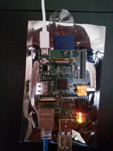 Raspberry Pi turned On