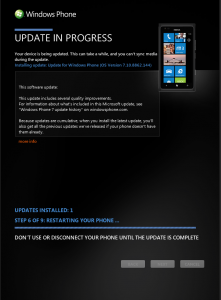 Windows Phone 7.10.8862.144