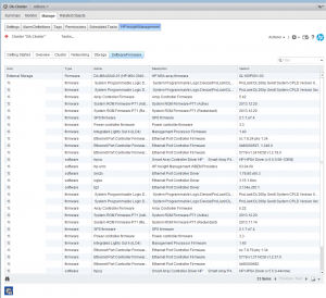 HP Insight Control Firmware Management Page