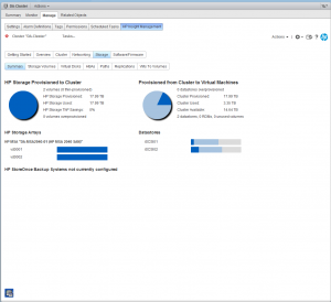 HP Insight Control for VMWare Web Client