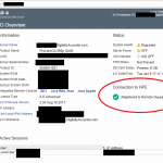 HPe iLo Registered to Remote Support Insight Online