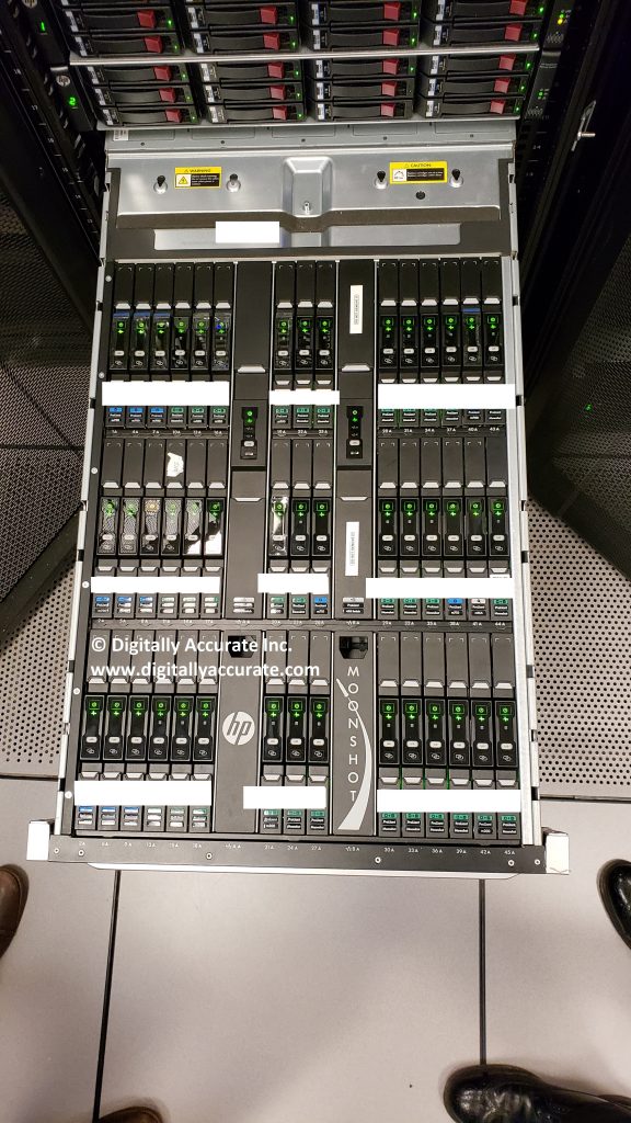 HPe Moonshot 1500 Chassis with 45 Cartridges