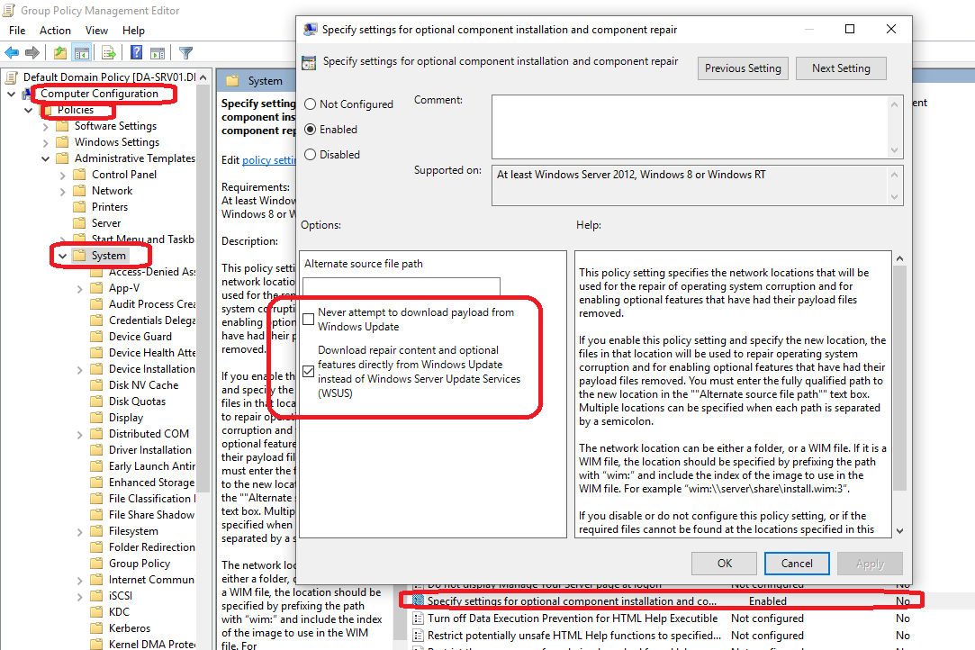 Enable Windows Update Features On Demand And Turn Windows Features Enable Windows Update Features On Demand And Turn Windows Features