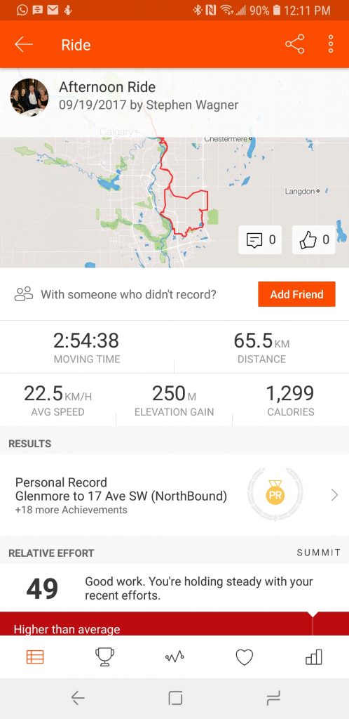 The Strava App