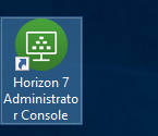 Horizon 7 Administrator Launch Icon Screenshot