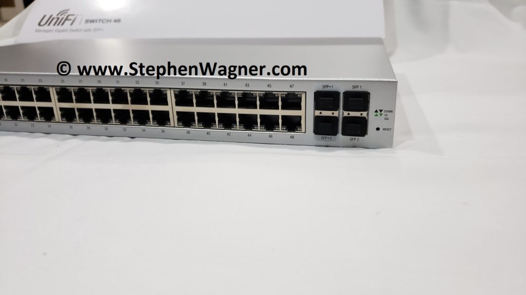 Right view of UniFi Switch 48 Part# US-48