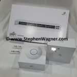 Ubiquiti UniFi US-48 Switch, UniFi nanoHD Wireless AP, 2 x UF-RJ45-10G SFP+ Modules