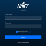 Ubiquiti UniFi Controller Login Screen