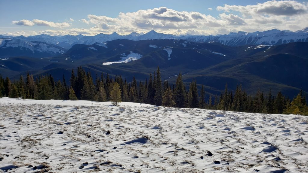 View from the Summit of Prairie Mountain in Winter