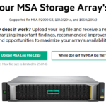 Screenshot of HPE MSA Storage Array Health Check