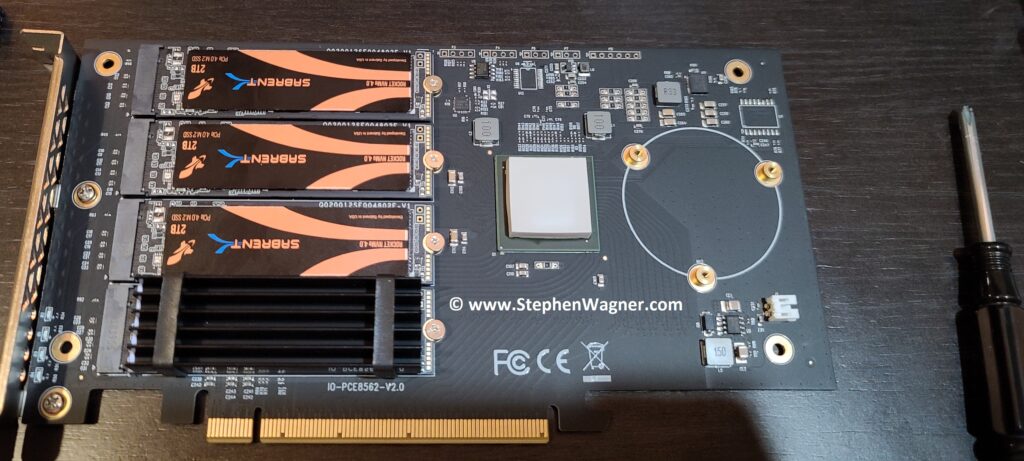 Picture of Installing GLOTRENDS M.2 NVMe SSD Heatsink on Sabrent Rocket 4 NVME