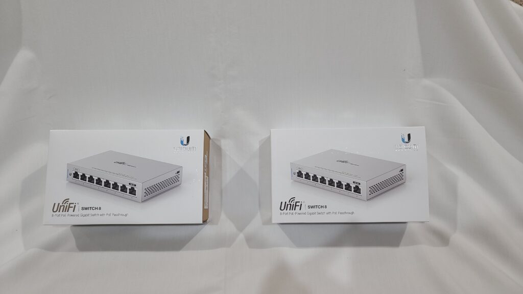 Picture of 2 Ubiquiti UniFi US-8 Switches