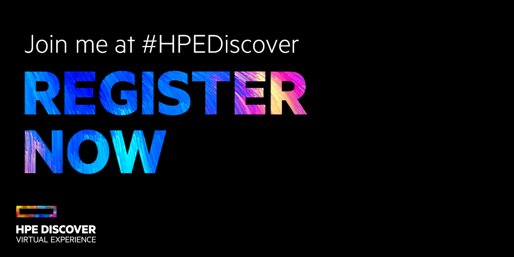 HPE Discover Register Now Graphic