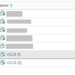 VMware vCLS VM in VM List