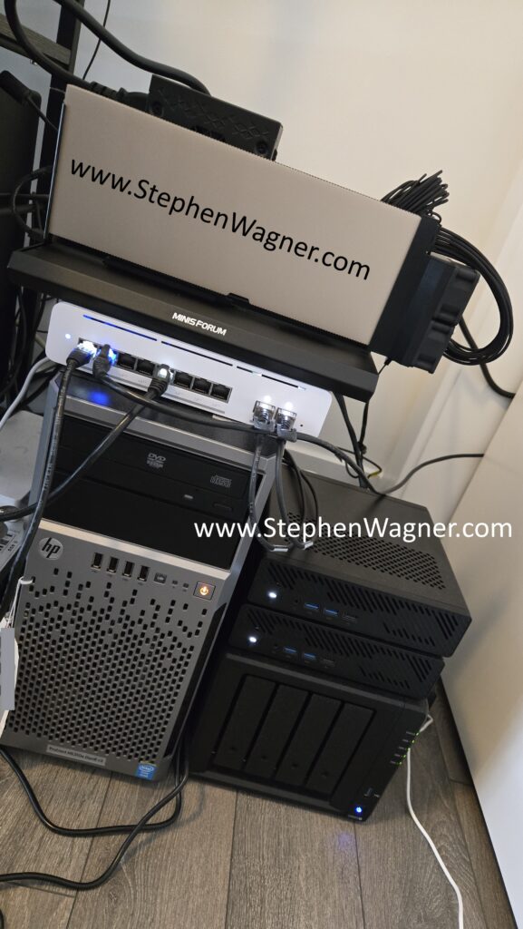 Minisforum MS-A2 with DEG1 OCuLink doc and NVIDIA RTX 4500 Blackwell Server Edition